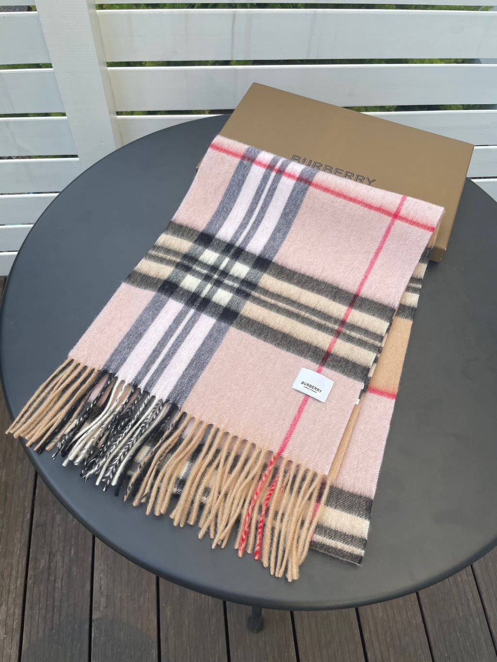 BURBERRY 26S SCARF 168CM IN CASHMERE 163807
