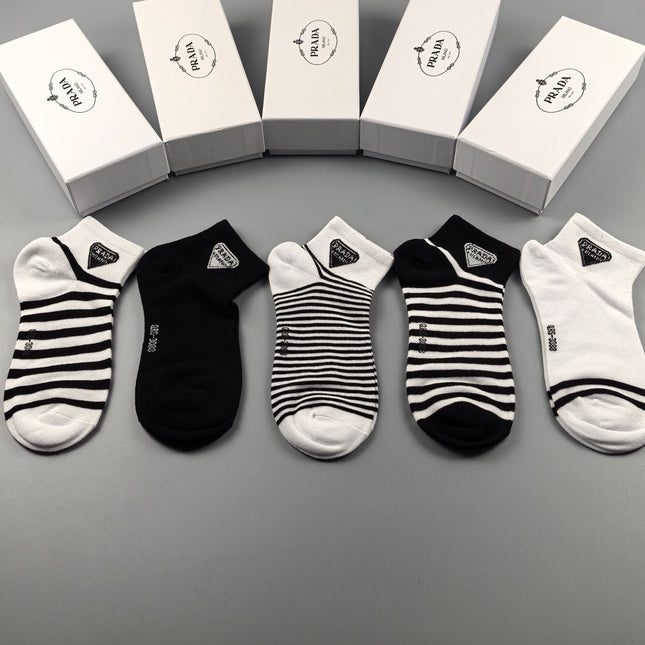 PRADA 26S ANKLE SOCKS 564712 (1 BOX)