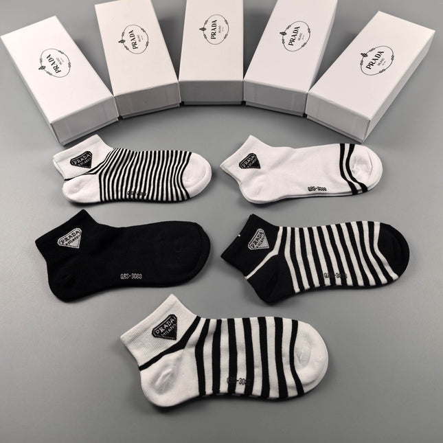 PRADA 26S ANKLE SOCKS 564712 (1 BOX)