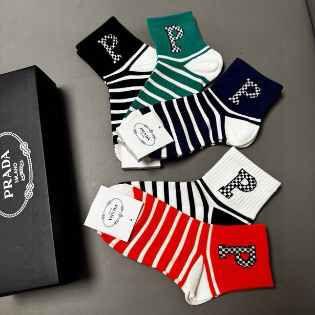 PRADA 26S ANKLE SOCKS 293224 (1 BOX)