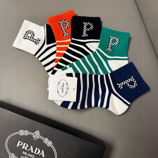 PRADA 26S ANKLE SOCKS 293224 (1 BOX)