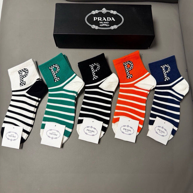 PRADA 26S ANKLE SOCKS 293224 (1 BOX)