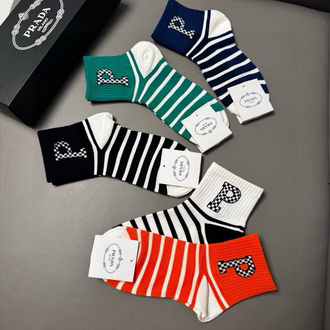 PRADA 26S ANKLE SOCKS 293224 (1 BOX)
