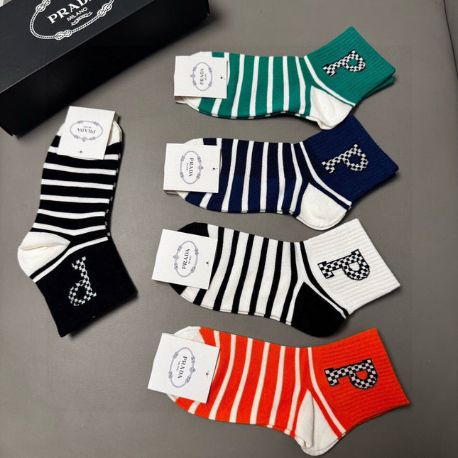 PRADA 26S ANKLE SOCKS 293224 (1 BOX)