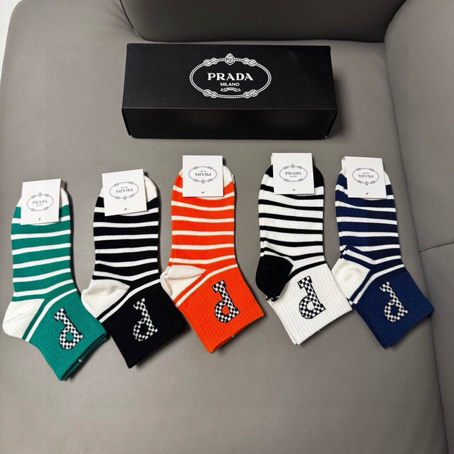 PRADA 26S ANKLE SOCKS 293224 (1 BOX)