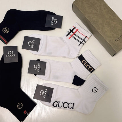 GUCCI 26S CREW SOCKS 314749 (1 BOX)