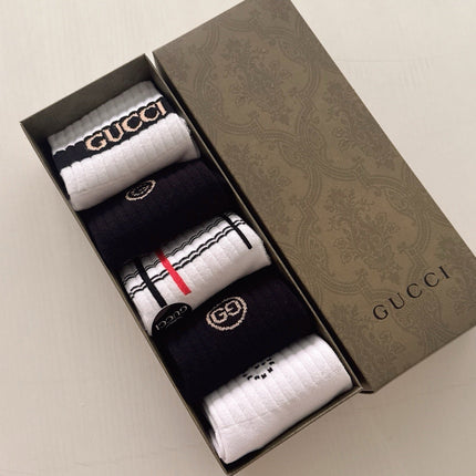 GUCCI 26S CREW SOCKS 314749 (1 BOX)