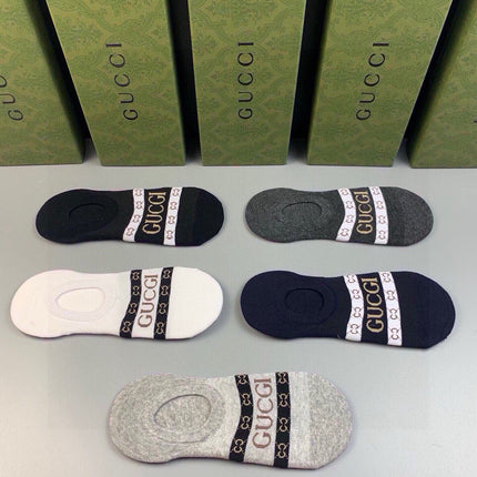 GUCCI 26S NO-SHOW SOCKS 314771 (1 BOX)
