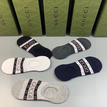GUCCI 26S NO-SHOW SOCKS 314771 (1 BOX)