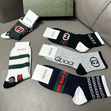 GUCCI 26S ANKLE SOCKS 329566 (1 BOX)