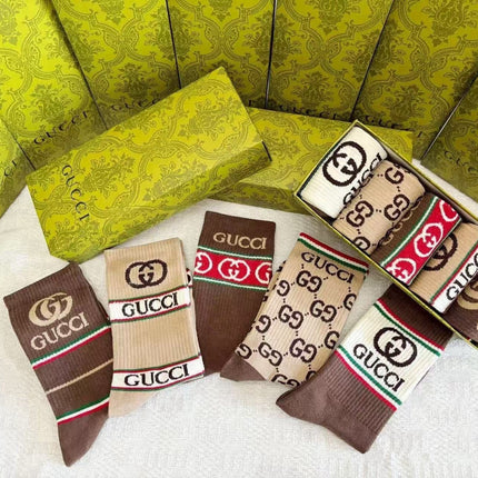 GUCCI 26S CREW SOCKS 405398 (1 BOX)