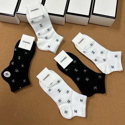 CHANEL 26S ANKLE SOCKS 405401 (1 BOX)