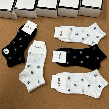 CHANEL 26S ANKLE SOCKS 405401 (1 BOX)
