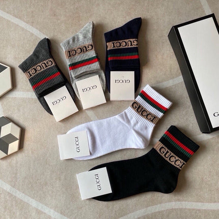 GUCCI 26S CREW SOCKS 407202 (1 BOX)