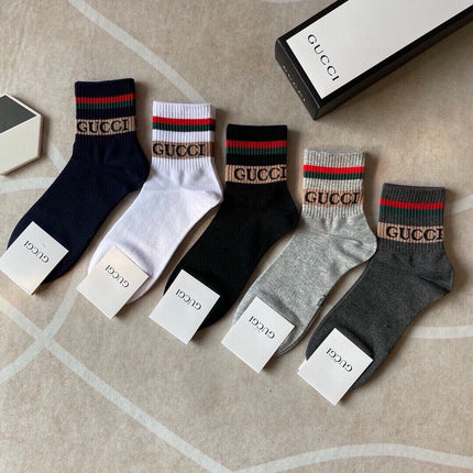 GUCCI 26S CREW SOCKS 407202 (1 BOX)