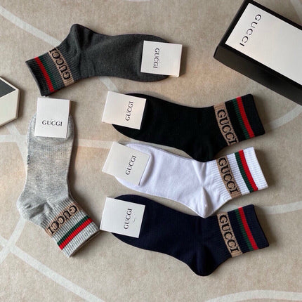 GUCCI 26S CREW SOCKS 407202 (1 BOX)
