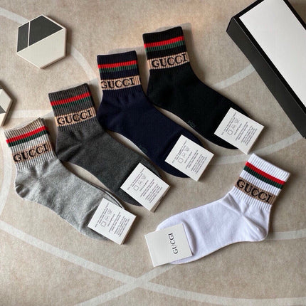 GUCCI 26S CREW SOCKS 407202 (1 BOX)