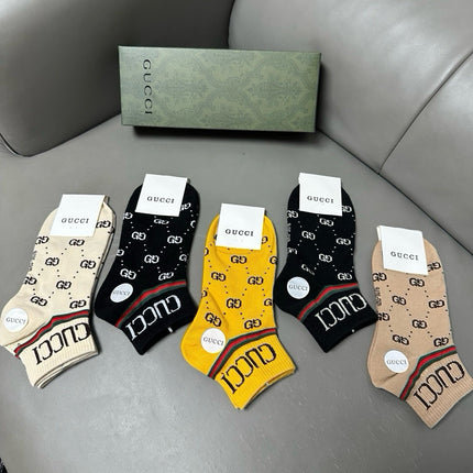 GUCCI 26S ANKLE SOCKS 408742 (1 BOX)