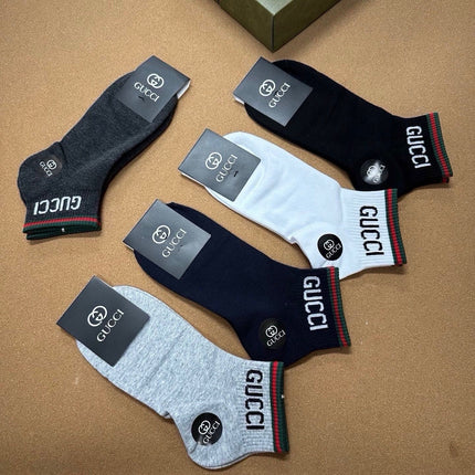 GUCCI 26S ANKLE SOCKS 408744 (1 BOX)
