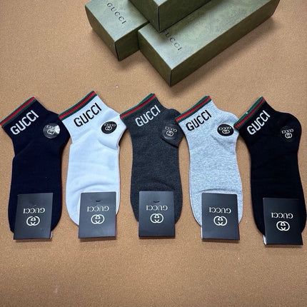GUCCI 26S ANKLE SOCKS 408744 (1 BOX)