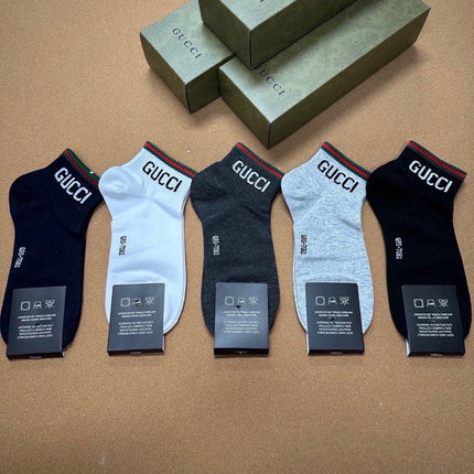 GUCCI 26S ANKLE SOCKS 408744 (1 BOX)