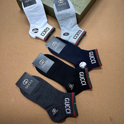 GUCCI 26S ANKLE SOCKS 408744 (1 BOX)