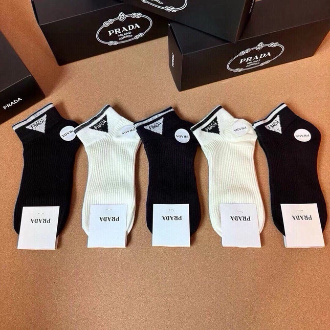 PRADA 26S ANKLE SOCKS 412453 (1 BOX)