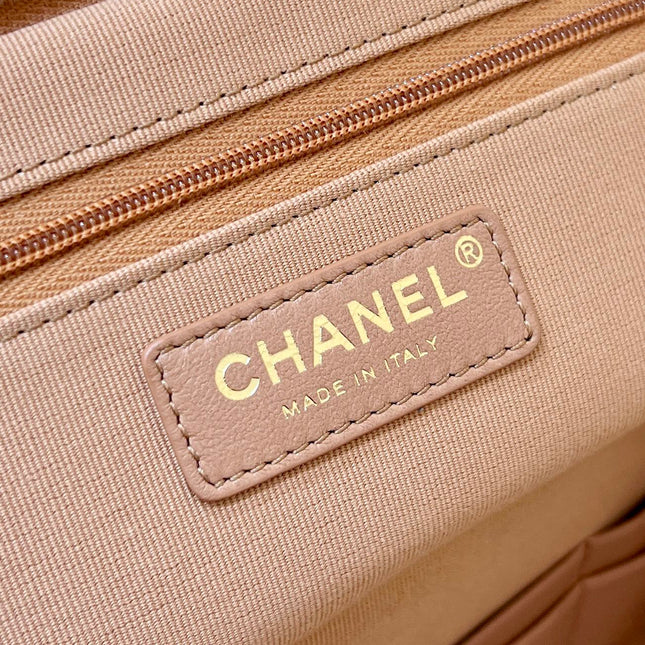 CHANEL 25S VANITY CASE 23 IN BROWN LAMBSKIN