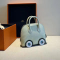 MINI BODIE ON WHEELS 20 IN WHITE EPSOM LEATHER