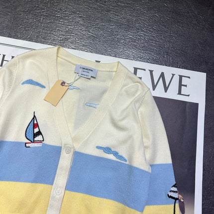 THOM 26S V-NECK KNIT CARDIGAN 375