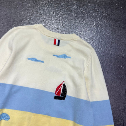 THOM 26S CREWNECK KNIT SWEATER 383