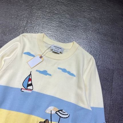 THOM 26S CREWNECK KNIT SWEATER 383