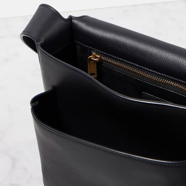 YSL 25S NIKI BABY 22 IN BLACK CALFSKIN GOLD HARDWARE