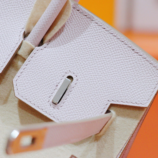 HM 25S BIRKIN 25 CM IN BABY PINK EPSOM WITH SILVER HARDWARE