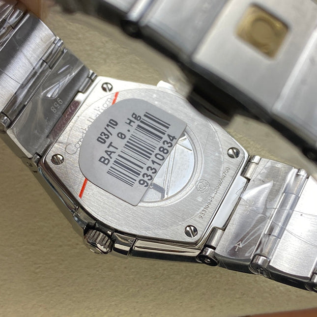 CONSTELLATION PETITE WATCH SILVER CASE AND SAPPHIRE BLUE DIAL WITH CRYSTAL