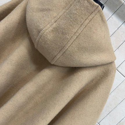 BURBERRY 25S HOODED CASHMERE PONCHO 2768