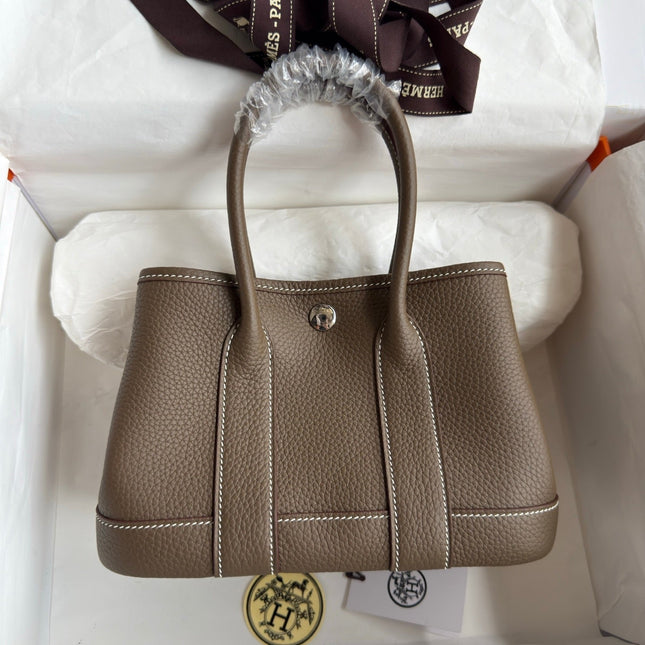 HM 25S GARDEN PARTY 23 CM IN TAUPE BROWN TOGO