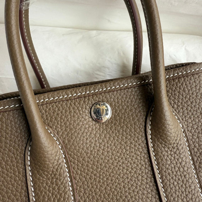 HM 25S GARDEN PARTY 23 CM IN TAUPE BROWN TOGO