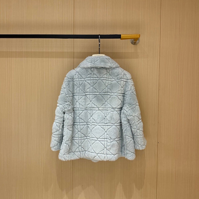 DIOR 25S ANGORA RABBIT FUR JACKET 766