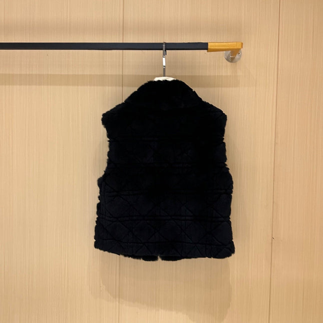 DIOR 25S FAUX RABBIT FUR VEST 770