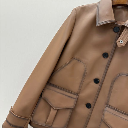 RALPH LAUREN 26S LEATHER JACKET 716