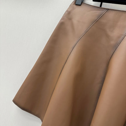RALPH LAUREN 26S LEATHER SKIRT 399