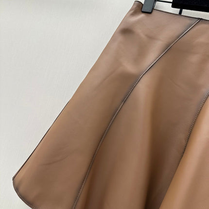 RALPH LAUREN 26S LEATHER SKIRT 399