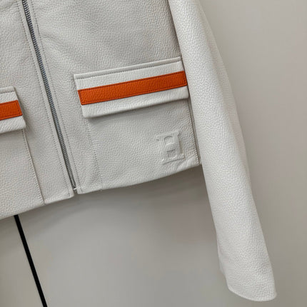 HERMES 26S LEATHER JACKET 633
