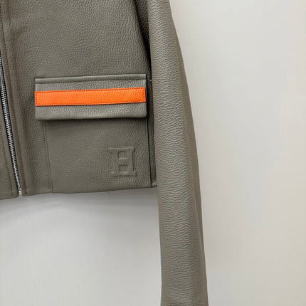 HERMES 26S LEATHER JACKET 632