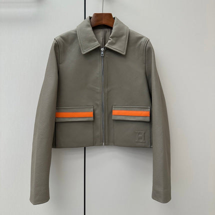 HERMES 26S LEATHER JACKET 632