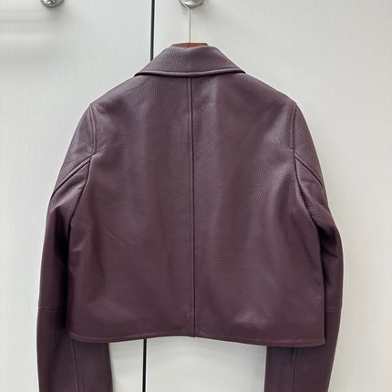 HERMES 26S LEATHER JACKET 630