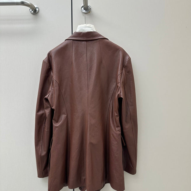 BALENCIAGA 26S LEATHER JACKET 222