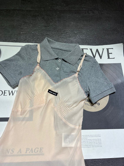 MIUMIU 26S TWO PIECE POLO SET 869