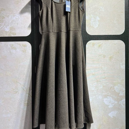 RALPH LAUREN 26S CAP-SLEEVE A-LINE DRESS 721